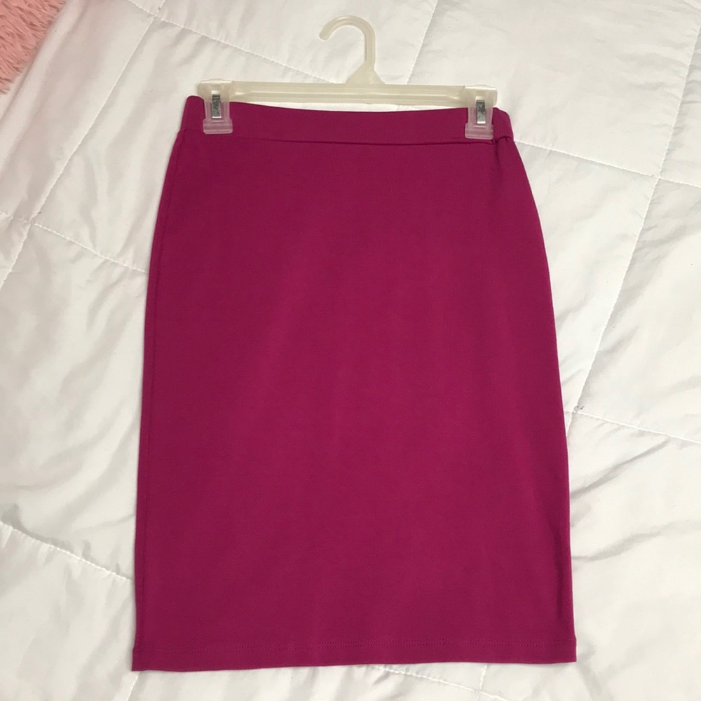 Magenta skirt